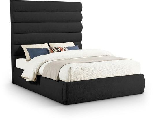 Adam - Boucle Fabric Bed With 70.5" Headboard