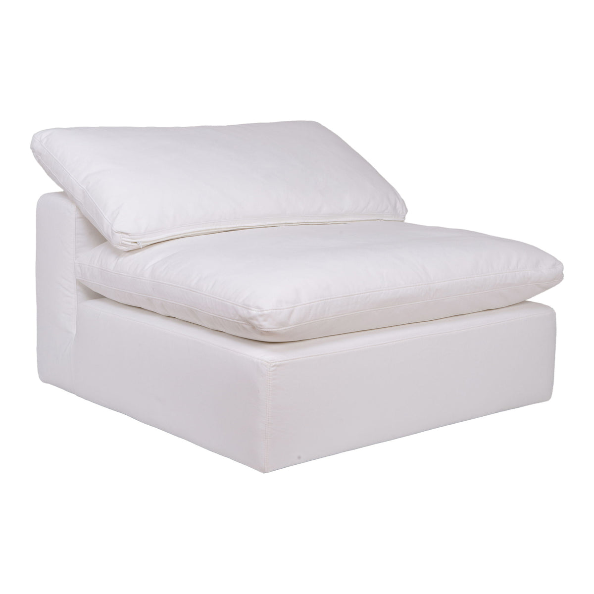 Clay - Livesmart Fabric Slipper Chair - Cream