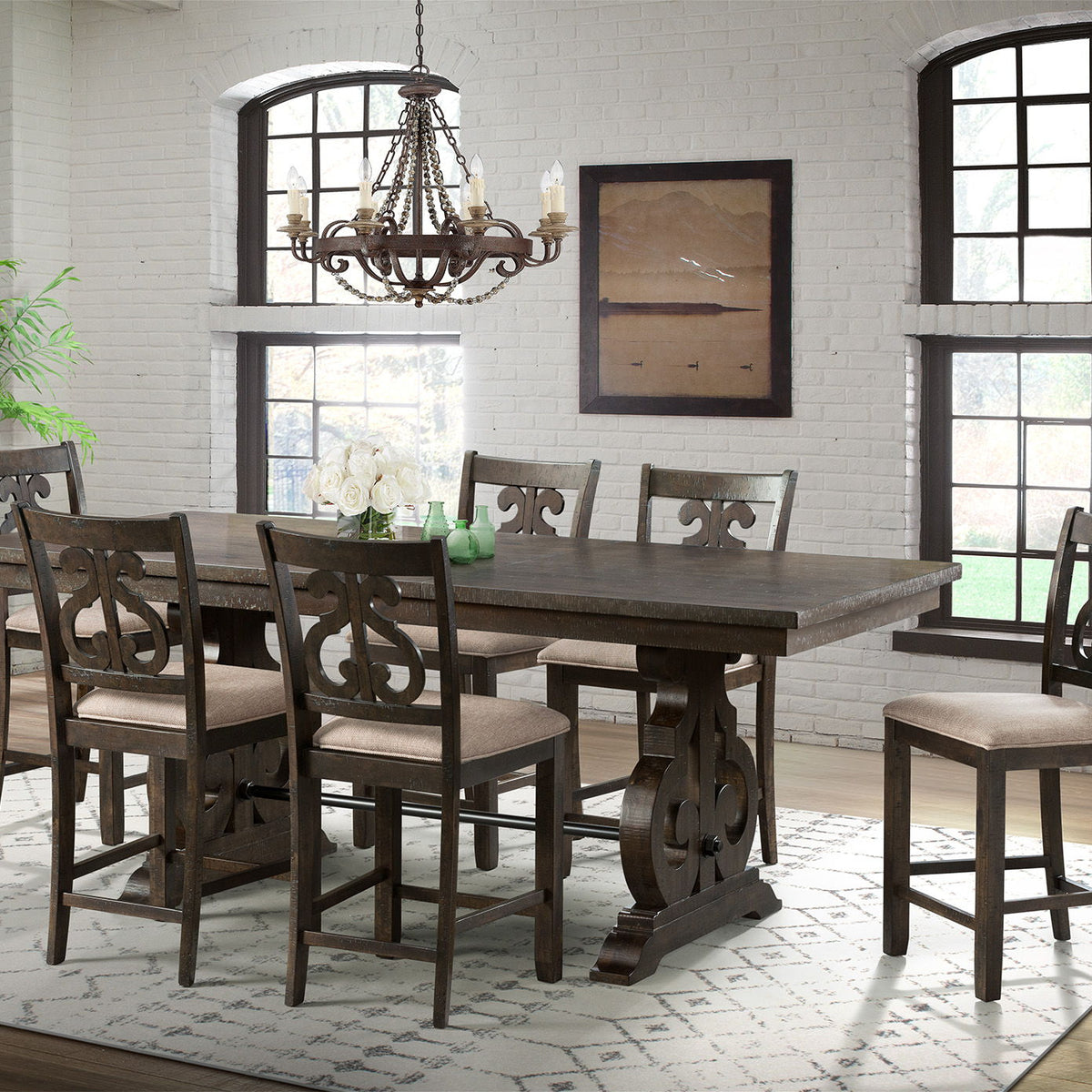 Stone - Counter Height Dining Set