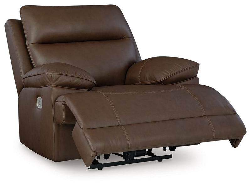 Vonryan - Power Recliner / Adj Headrest - Tobacco