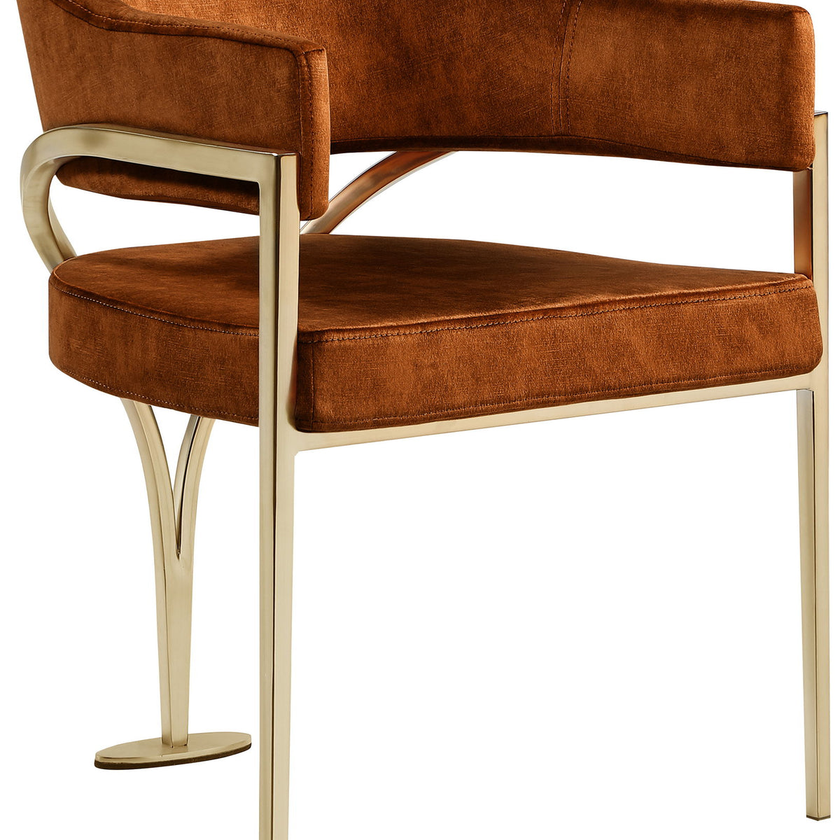 Madelyn - Dining Chair (Set of 2) - Brushed Brass