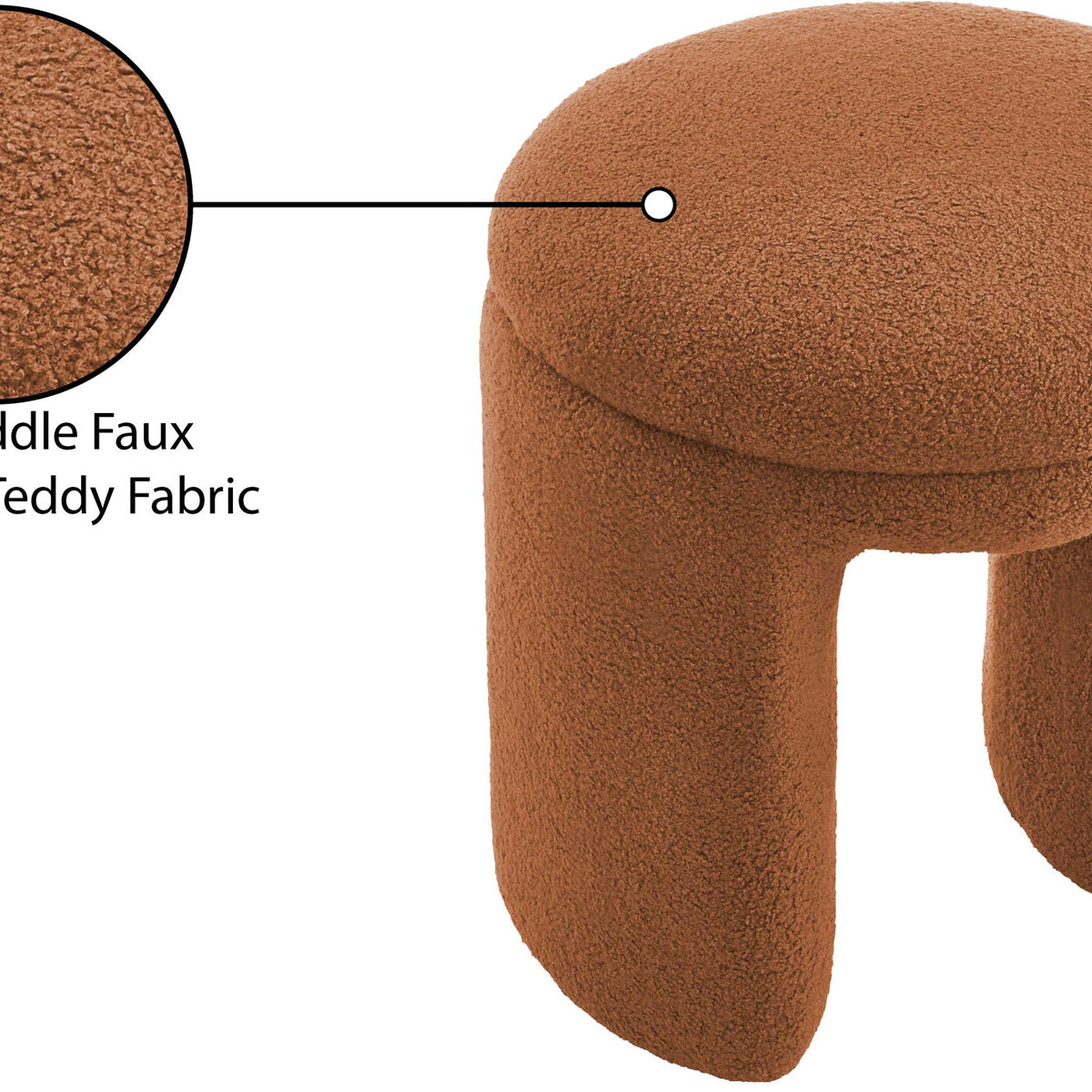 Bowen - Ottoman / Stool - Saddle