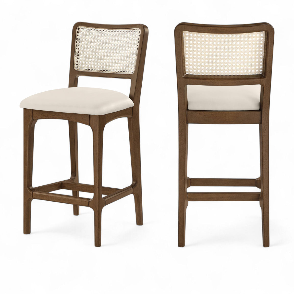 Atrium - Counter Stool With Brushed Brown Base (Set of 2)