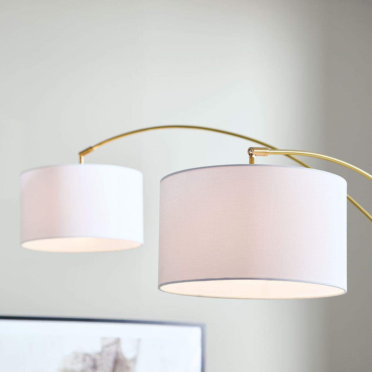 Valo - Metal Arc Lamp - Gold Finish
