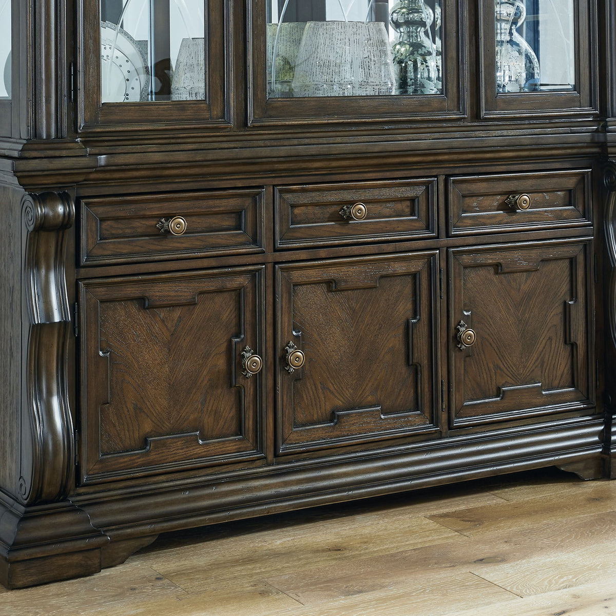 Maylee - Dining Room Buffet - Dark Brown