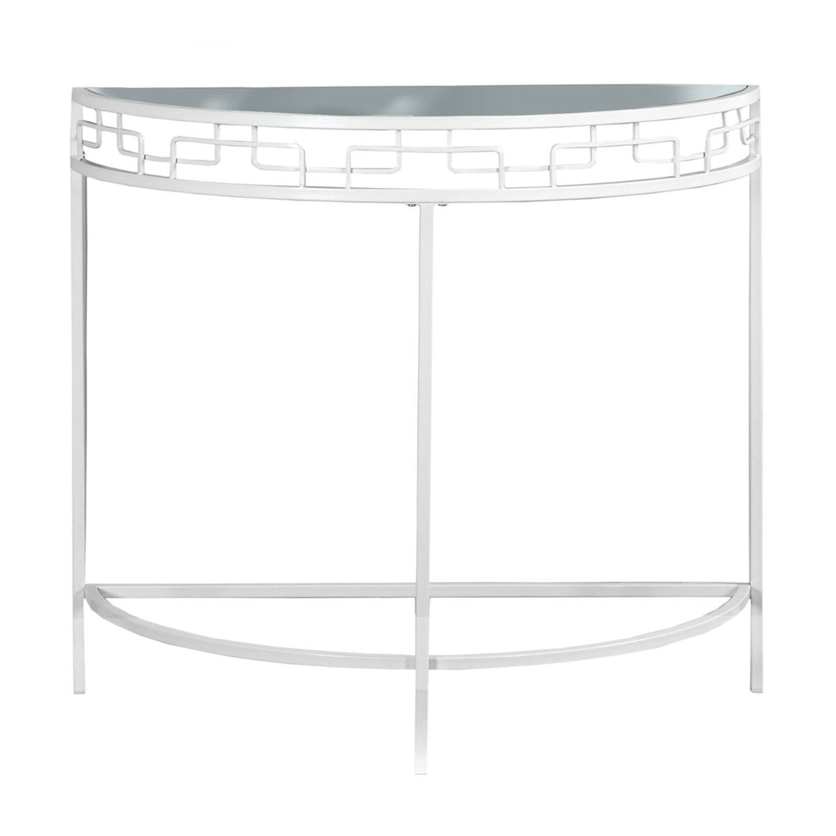 Accent Console Table For Entryway, Contemporary And Modern - White