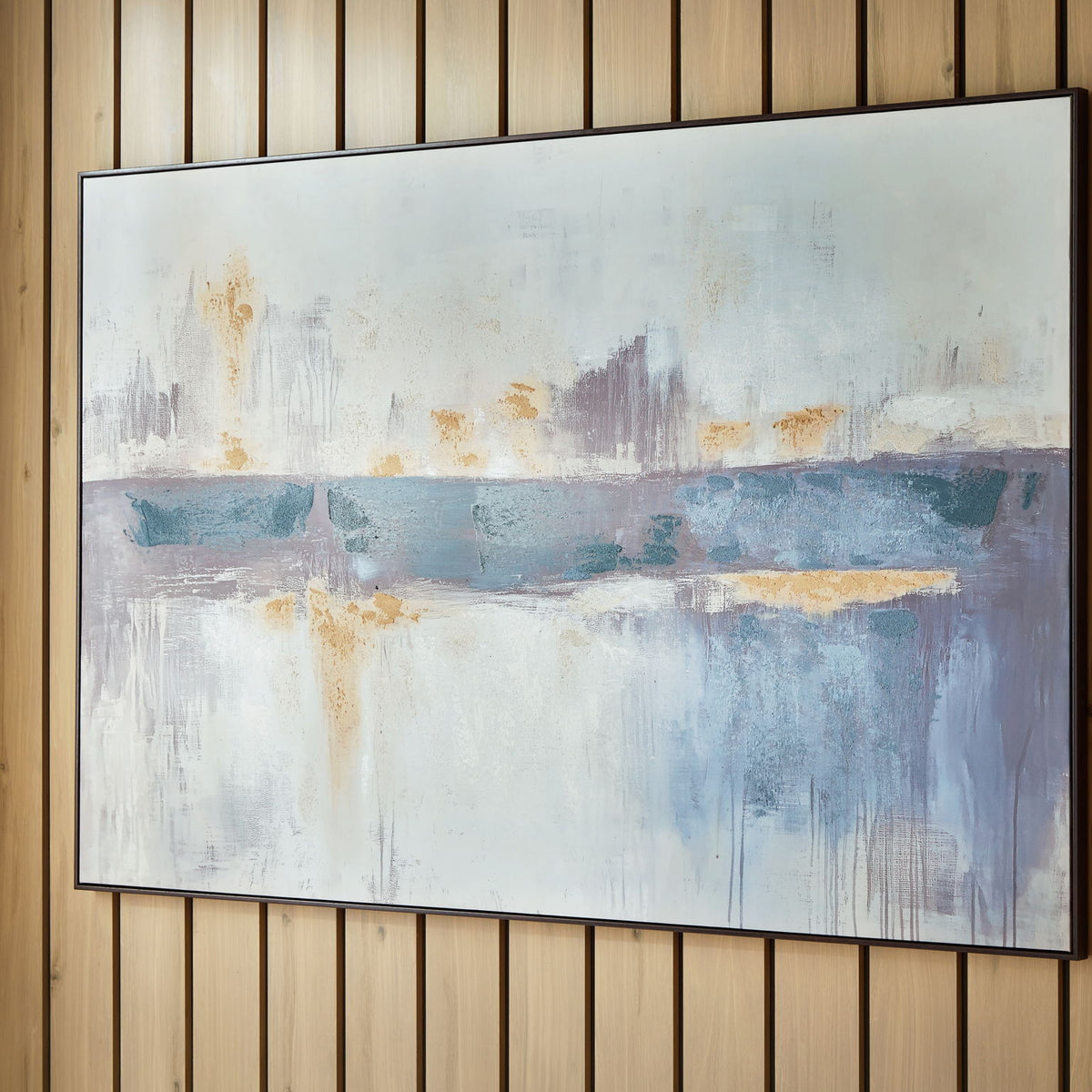 Gatesford - Wall Art - Blue / White / Tan