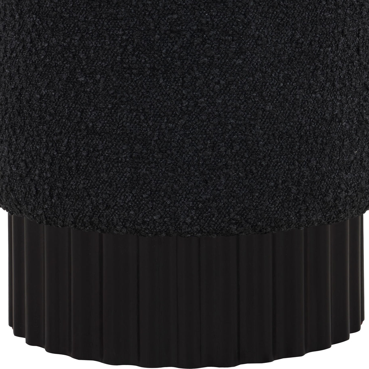Veranda - Ottoman / Stool With Black Base