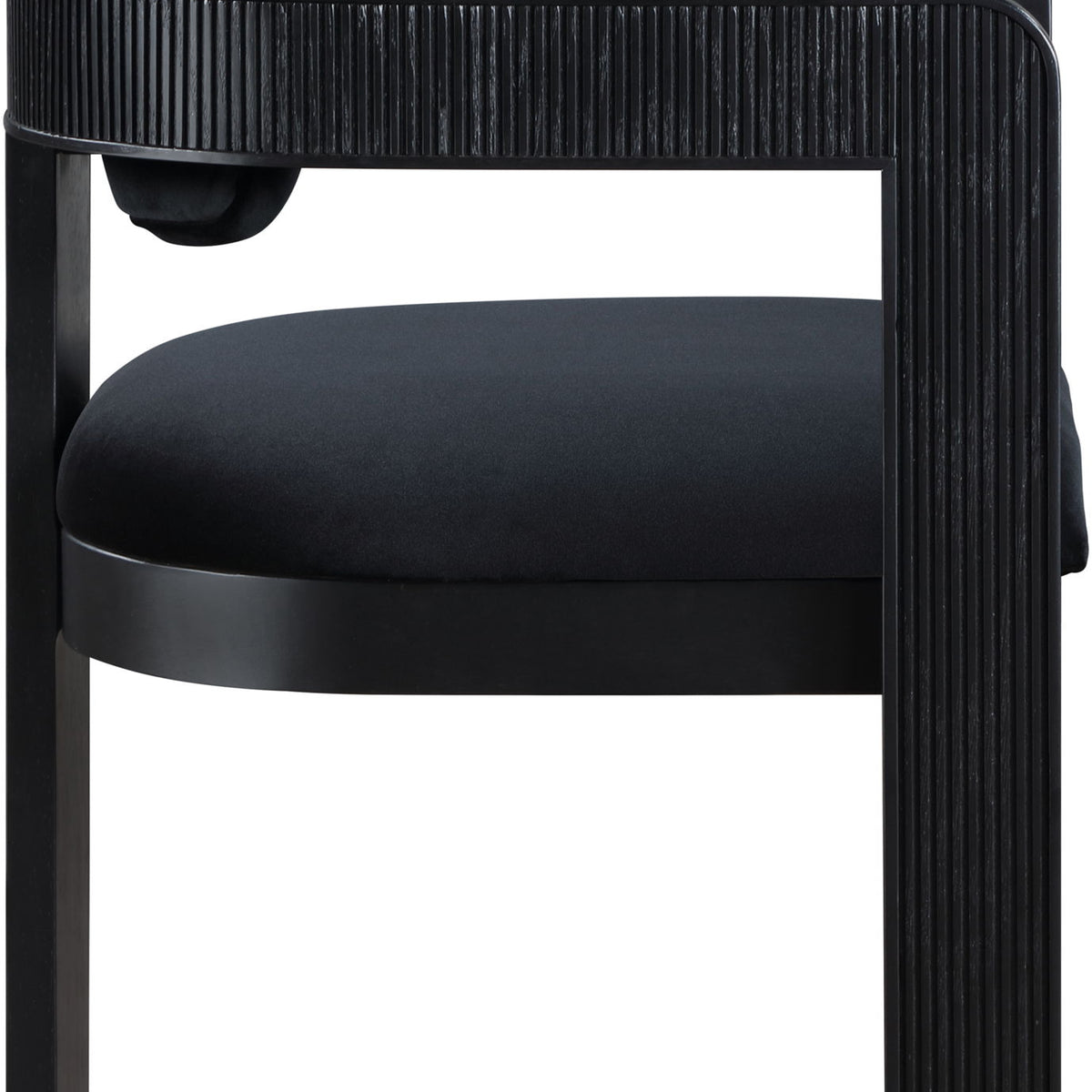Sacha - Velvet Dining Chair With Black Base (Set of 2)