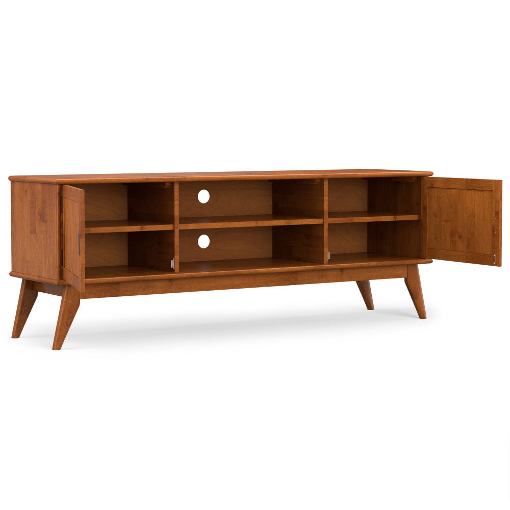 Draper - Handcrafted Mid Century Low TV Media Stand