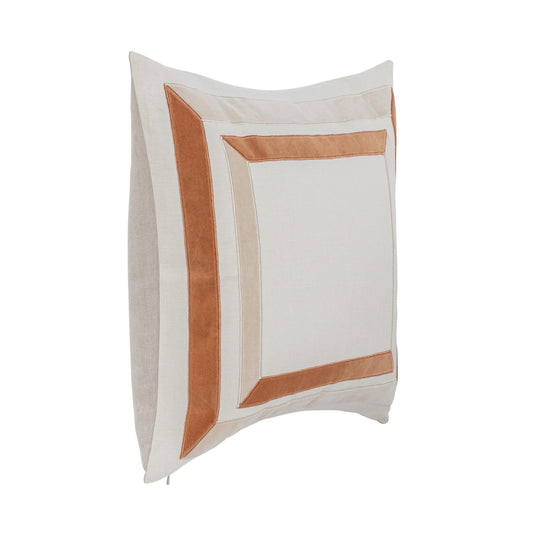 Novel Estate - 22" x 22" NV Maybrook Pillow - Ivory / Natural