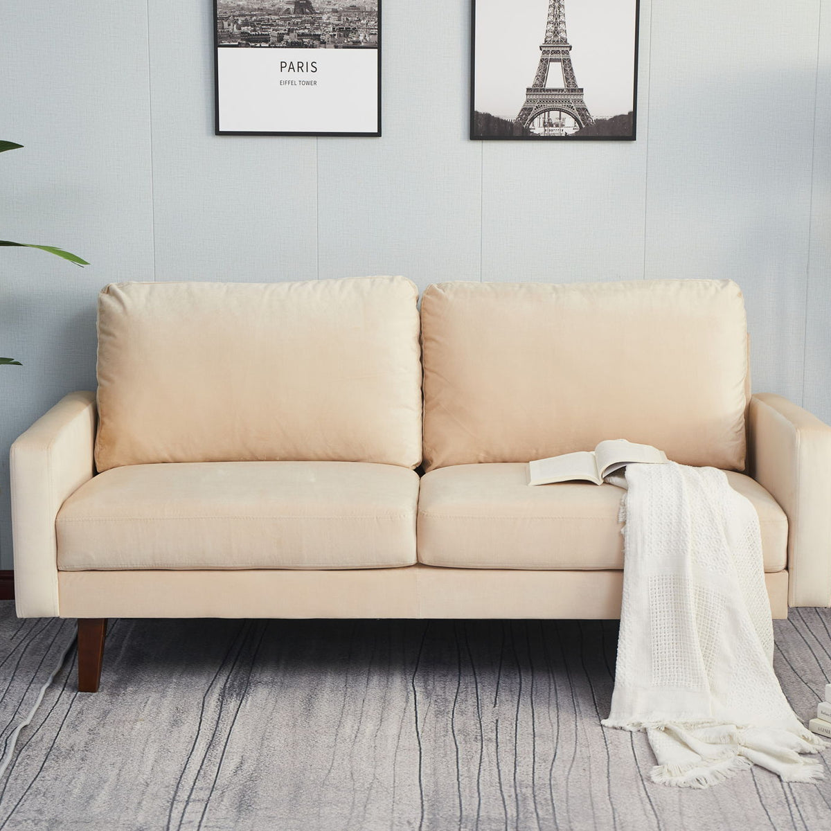 Comfortable Loveseat With Durable Construction