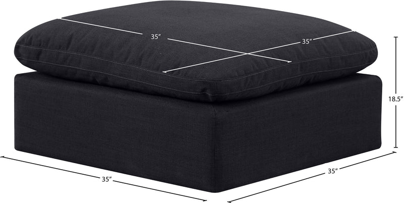 Indulge - Linen Ottoman