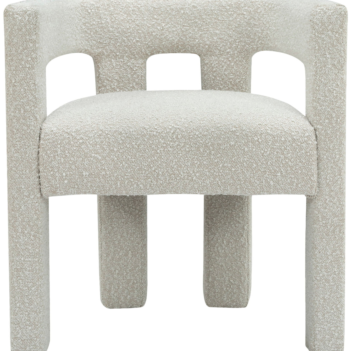 Athena - Boucle Fabric Dining Chair