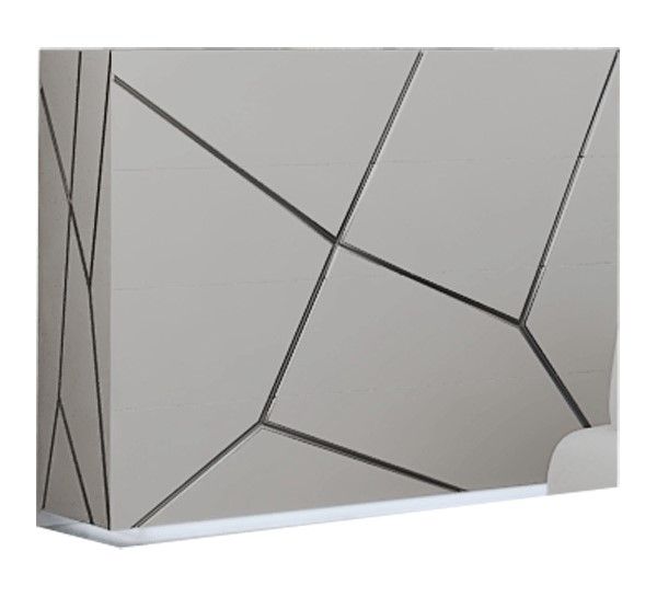 Gio - Single Dresser - White / Gray