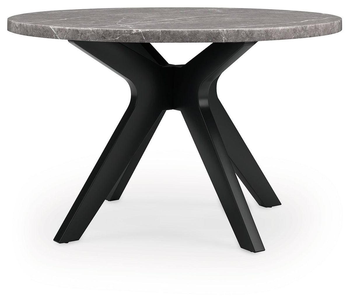 Glinari - 5 Pc. - Dining Room Table, 4 Side Chairs - Taupe / Black