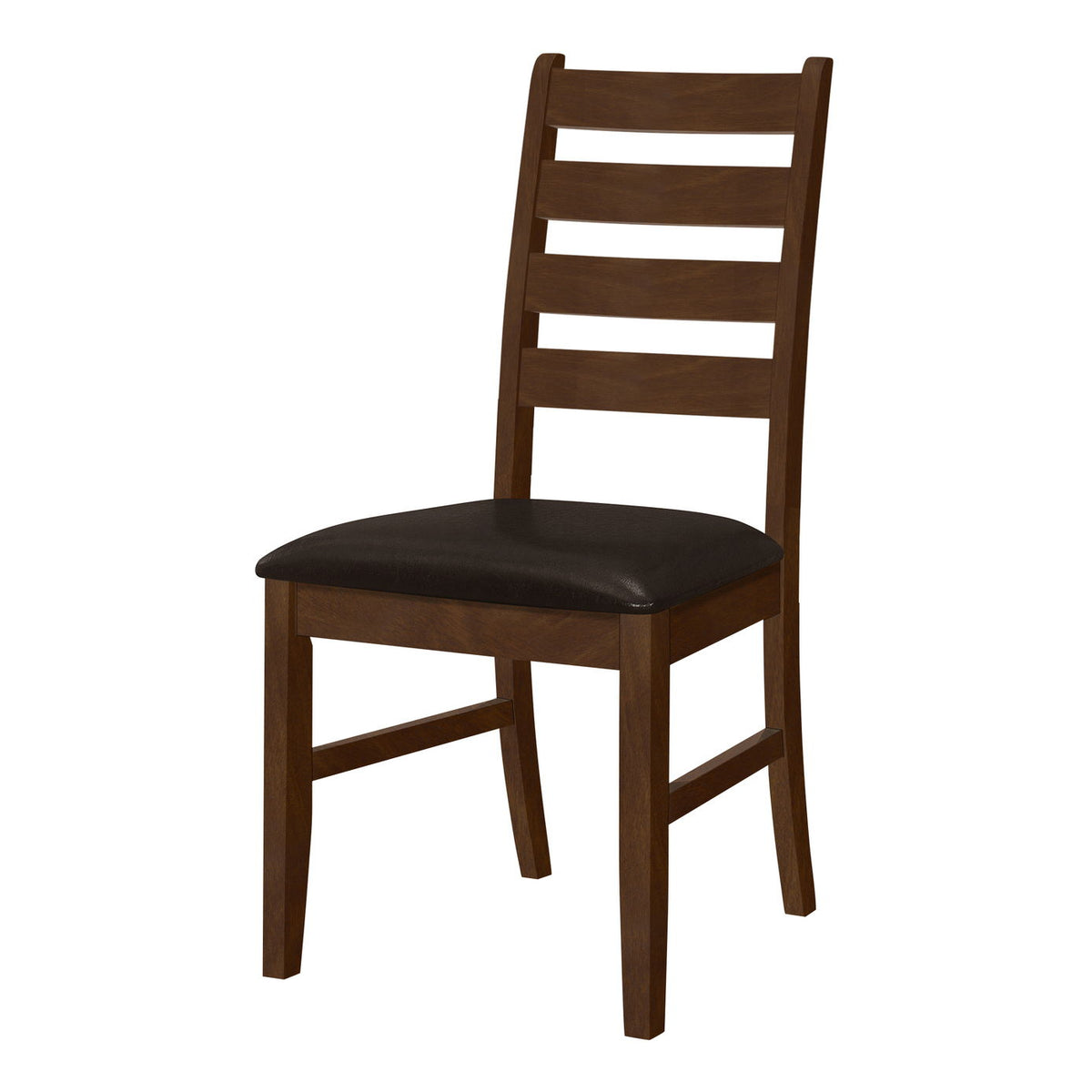 Dining Chair, Dining Room, Side, Upholstered, Transitional (Set of 2) - Brown