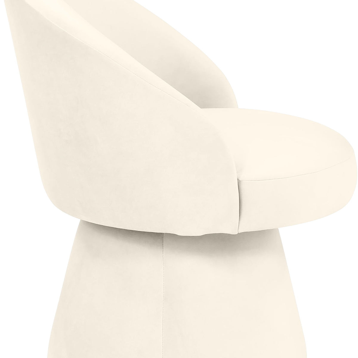 Selene - Upholstered Swivel Dining Chair