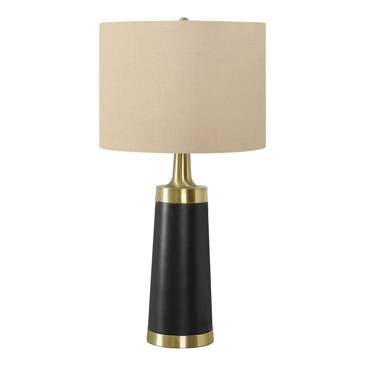 Lighting, Table Lamp, Resin, Contemporary - Black / Cream