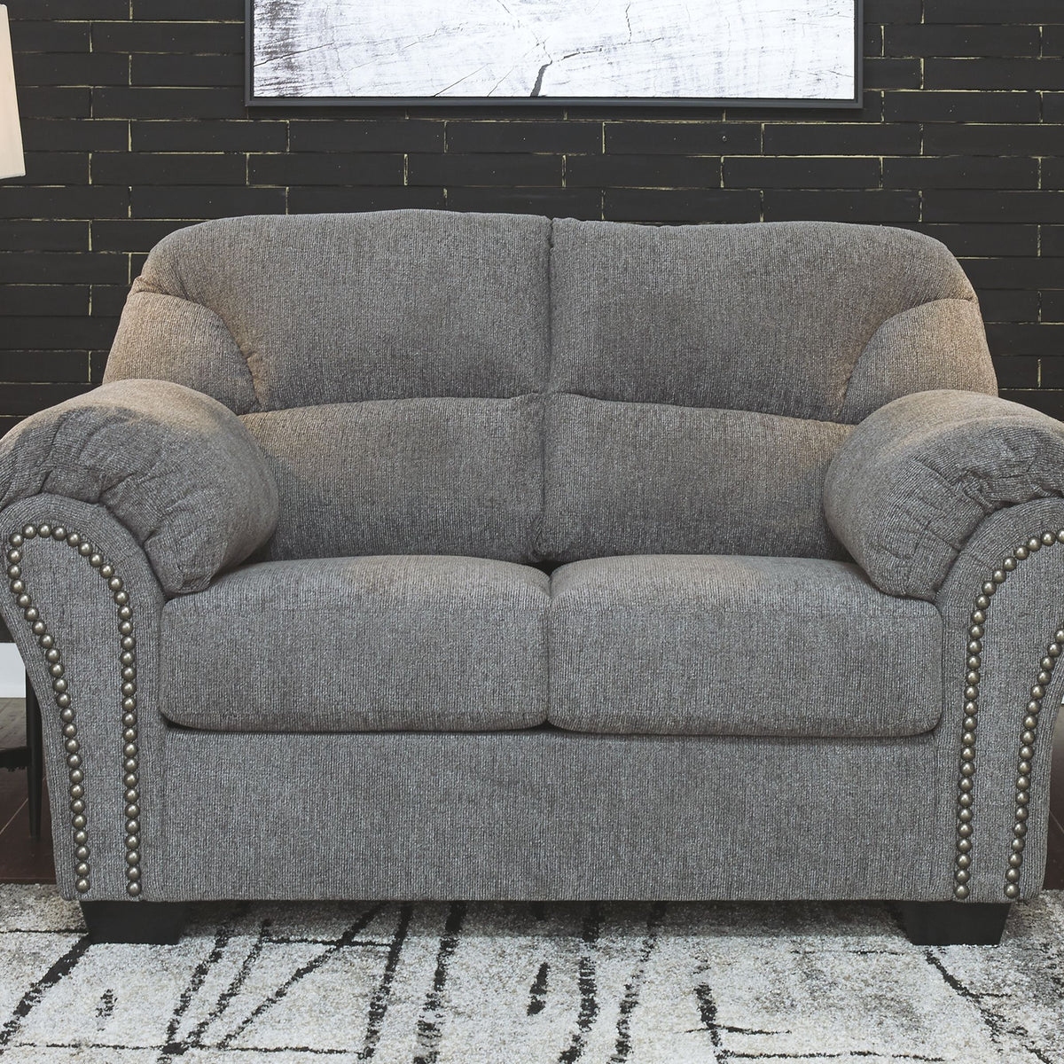 Allmaxx - Pewter - Loveseat