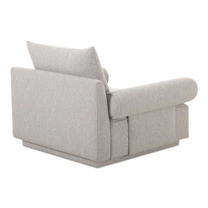 Rosello - Arm Chair - Light Gray