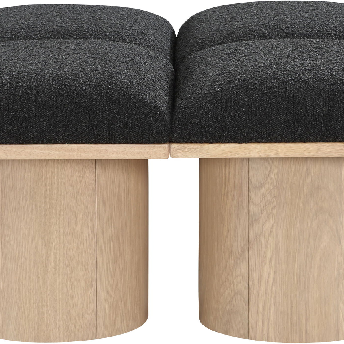Pavilion - 4 Piece Modular Bench With Natural Base