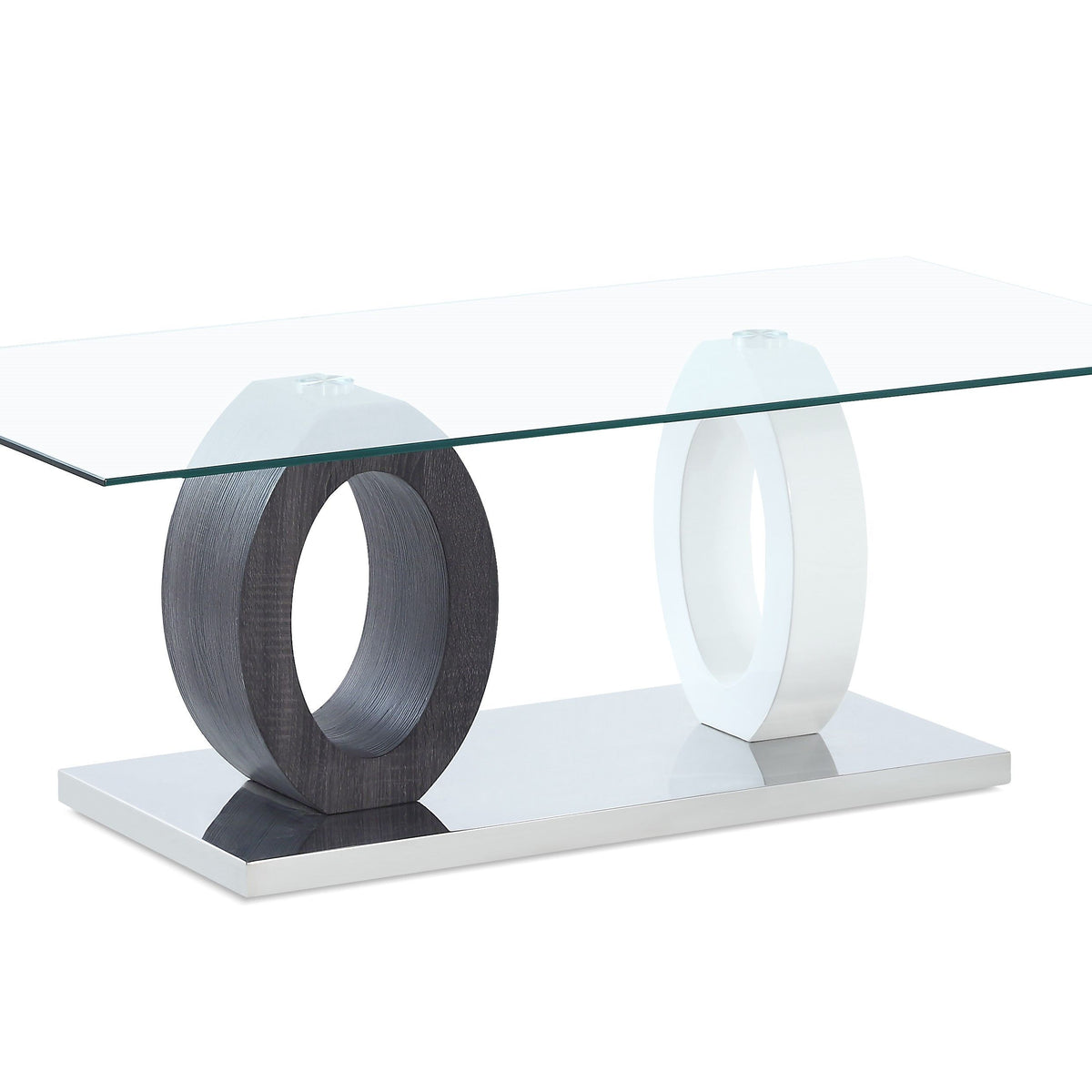 Tracker - Coffee Table - Brown / White