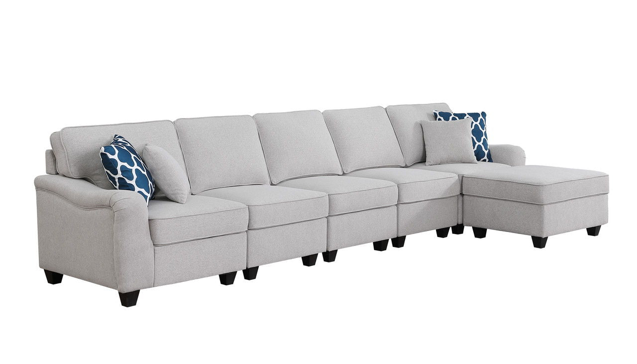 Leo - Comfor Modular Sofa And Ottoman