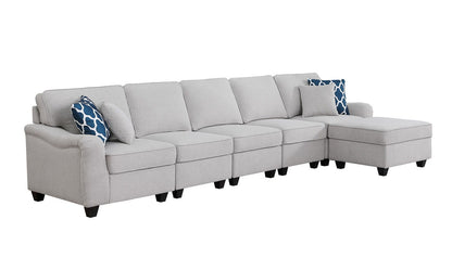 Leo - Comfor Modular Sofa And Ottoman