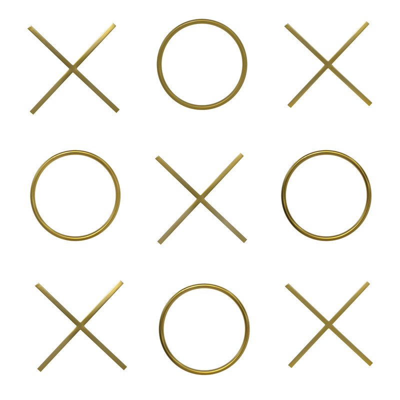 XOXO - Steel Wall Decor - Yellow
