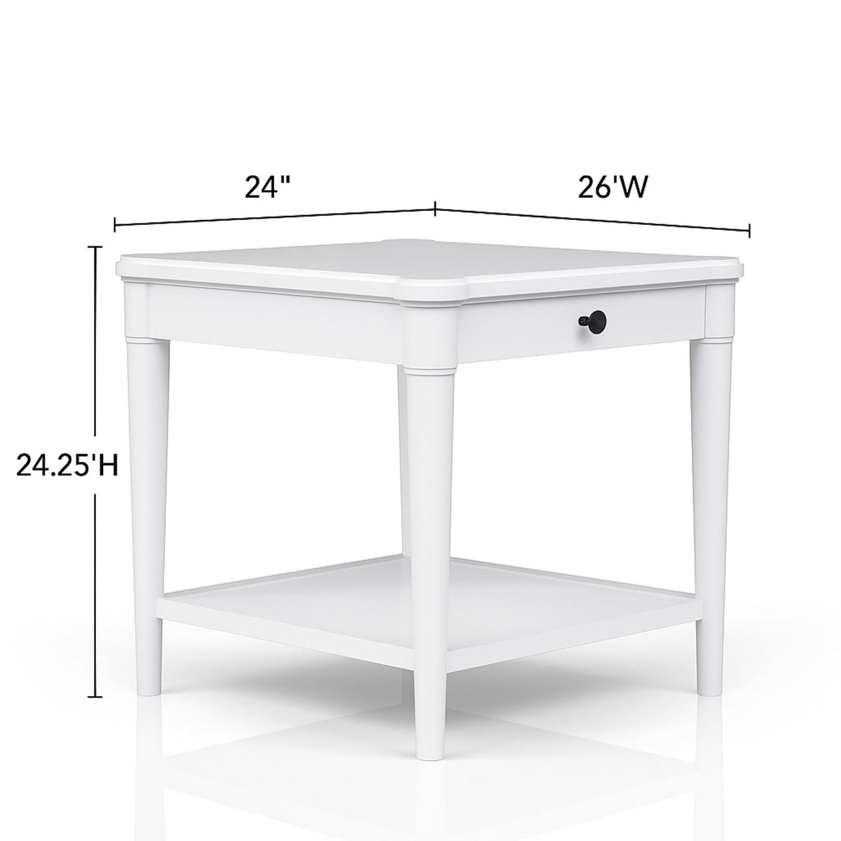 End Table With Storage Drawer