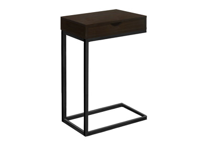 Accent Table, C - Shaped Contemporary Elegant Desig