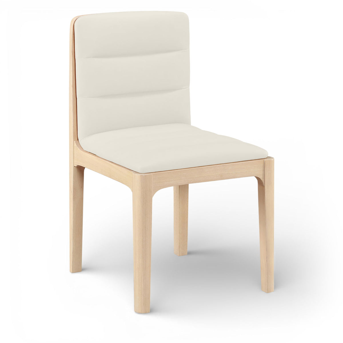 Ellis - Vegan Leather Upholstered Dining Chair (Set of 2) - Natural Base