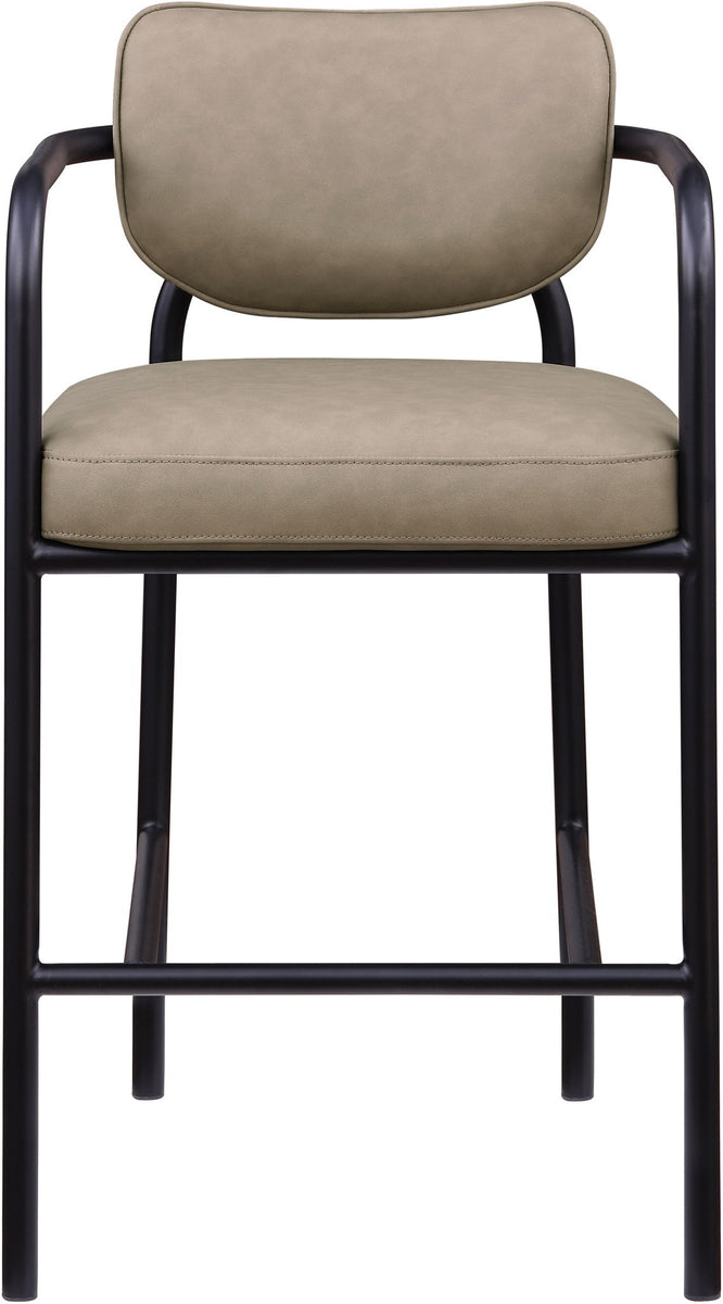 Serava - Vegan Leather Upholstered Bar Stool