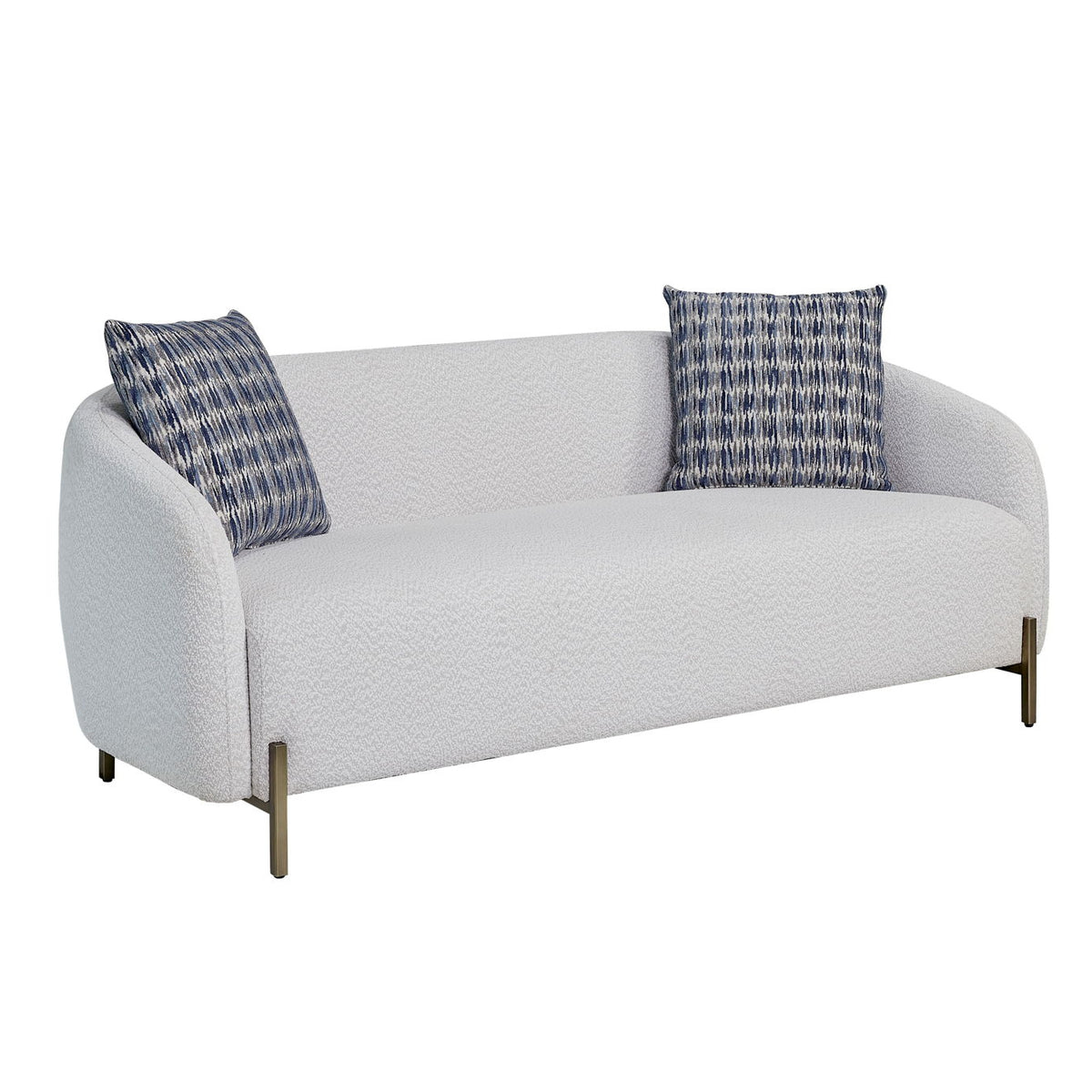 Rounded Sofa - White