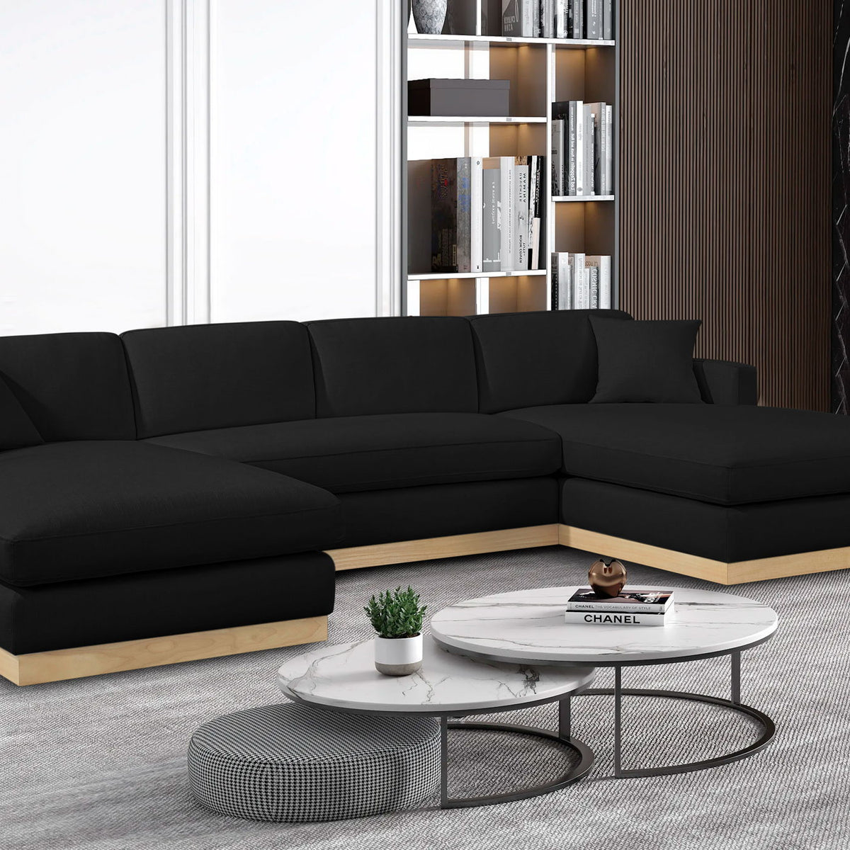 Johanna - 3 Piece Sectional - Natural Base