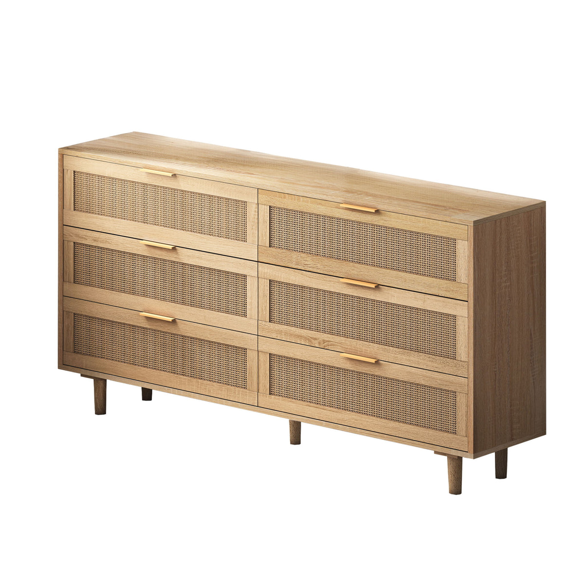 Modern 6 Drawer Storage Cabinet For Bedroom