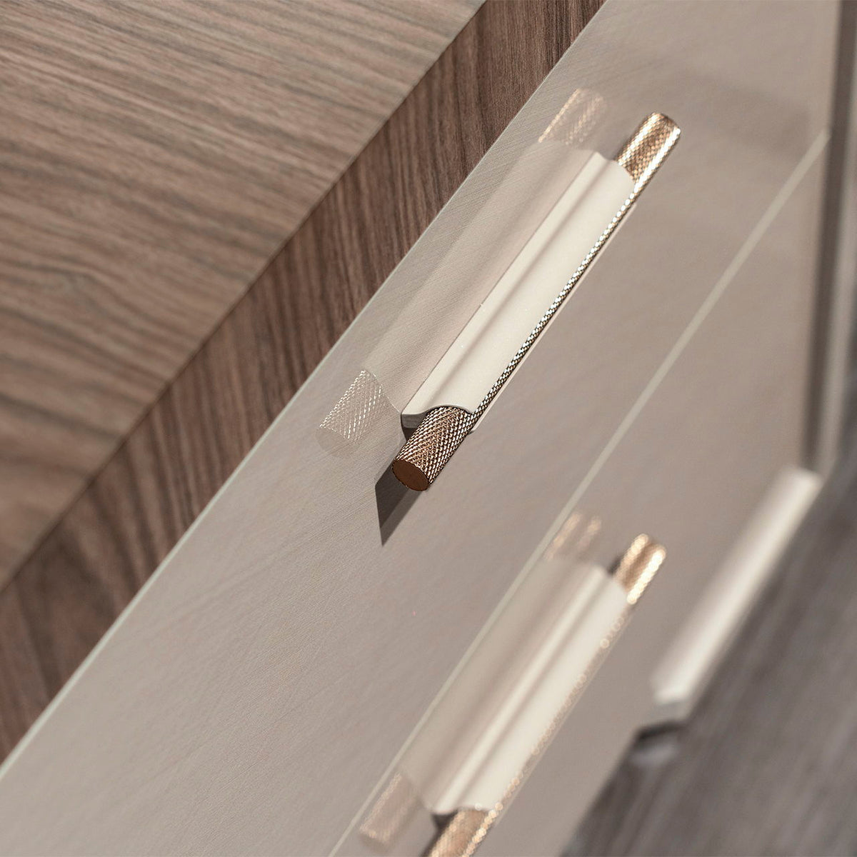 Nora - Nightstand - Beige / Light Brown