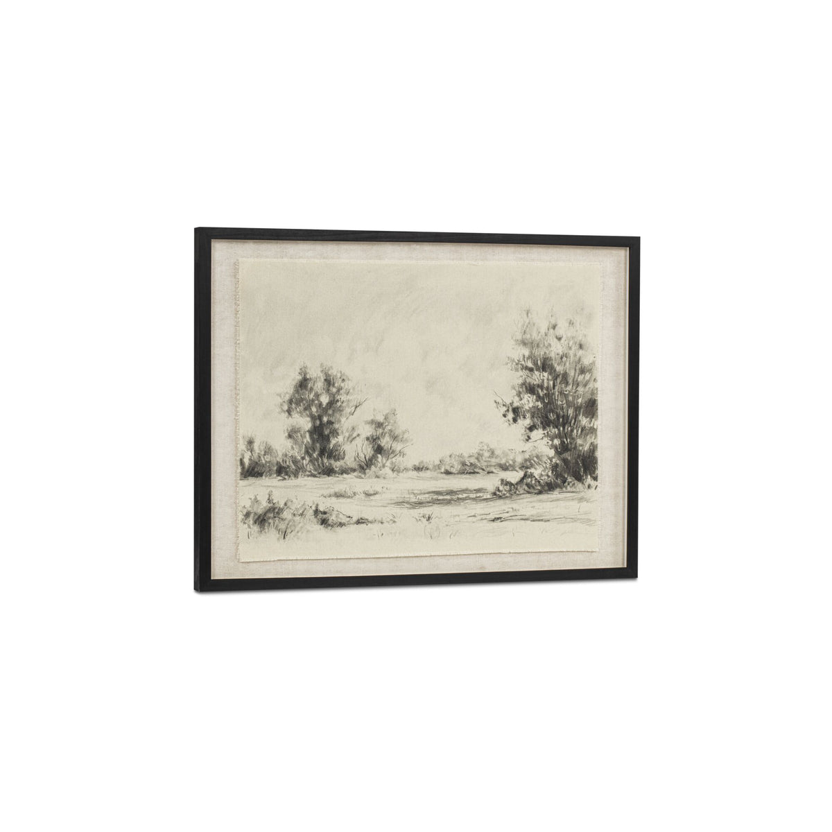Briar - Framed Print On Linen - Multicolor