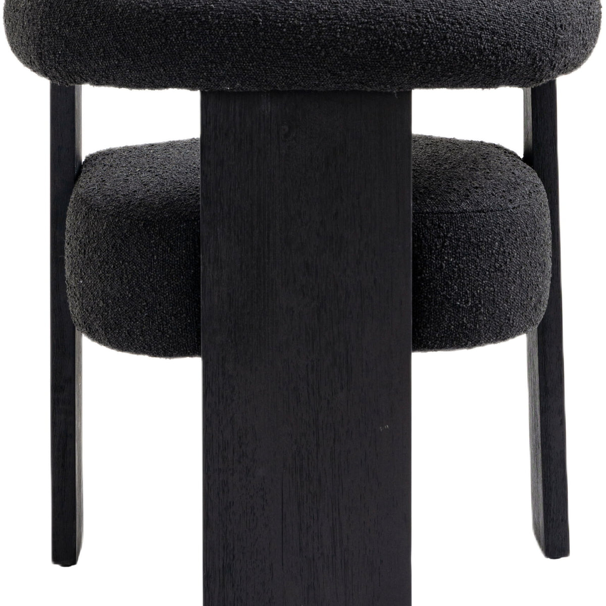Barrel - Dining Chair - Black Legs