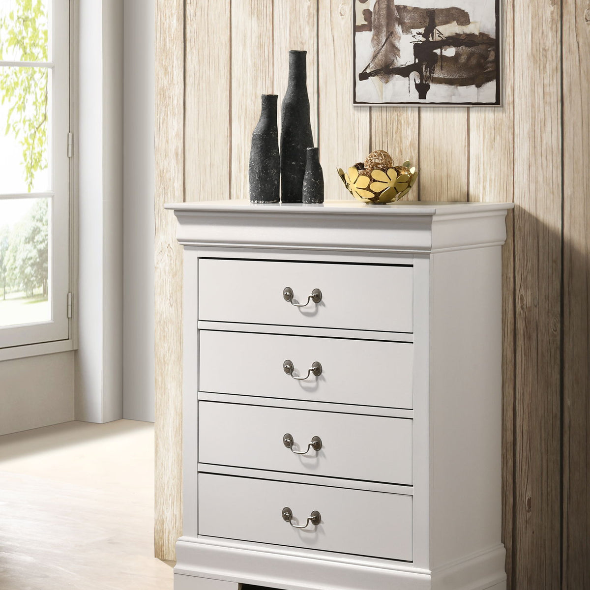 Traditional Style Storage Chest Elegant