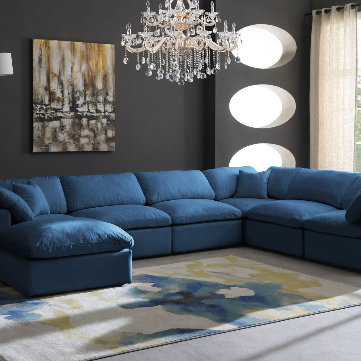 Plush - 7 Piece Modular Sectional