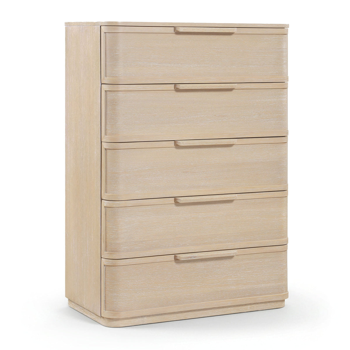 Tiberio - Oak Veneer And Solid Wood Chest