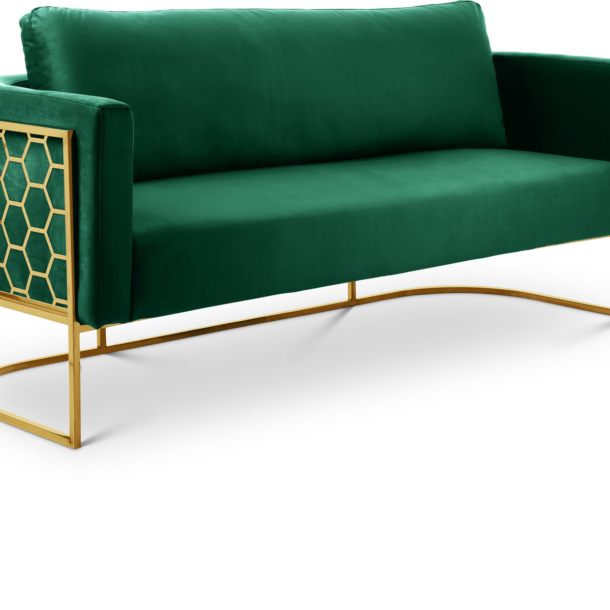Casa - Sofa with Gold Legs
