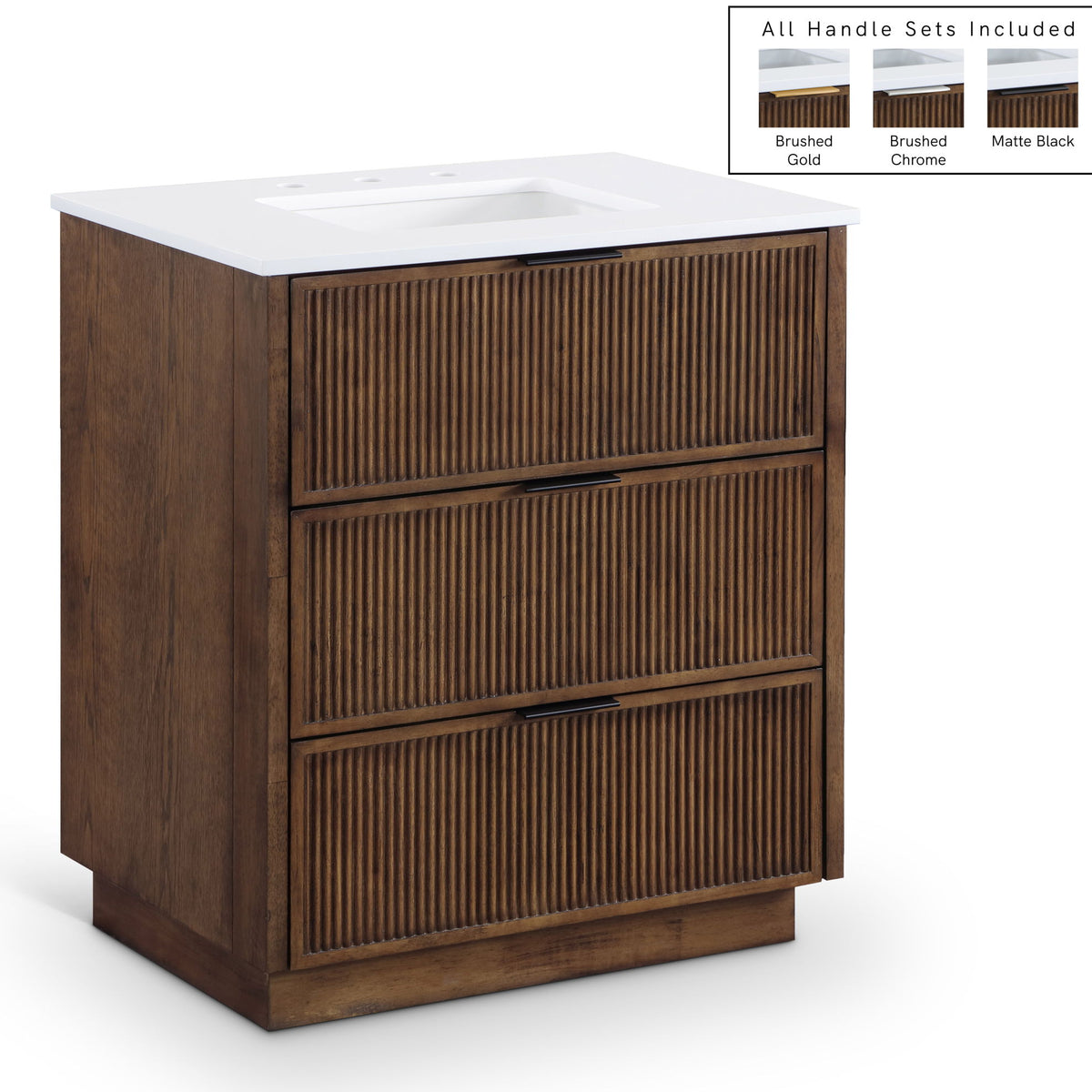 Willard - Engineered Stone And Solid Wood Bathroom Vanity