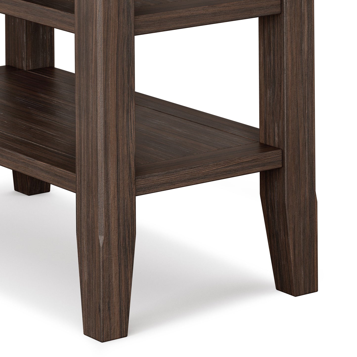 Acadian - Narrow Side Table - Farmhouse Brown