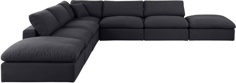 Comfy - 7 Piece Linen Modular Corner Sectional