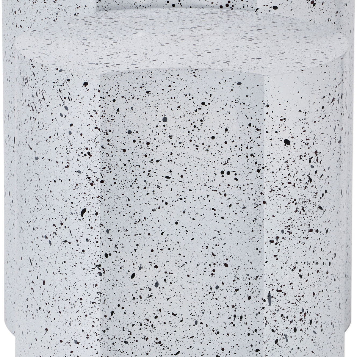 Dimple - Modular End Table - Terazzo Finish