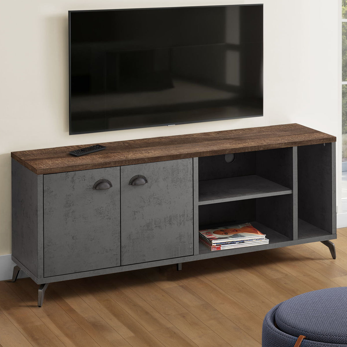 TV Stand, Console, Media Entertainment Center, Storage Cabinet, Contemporary & Modern