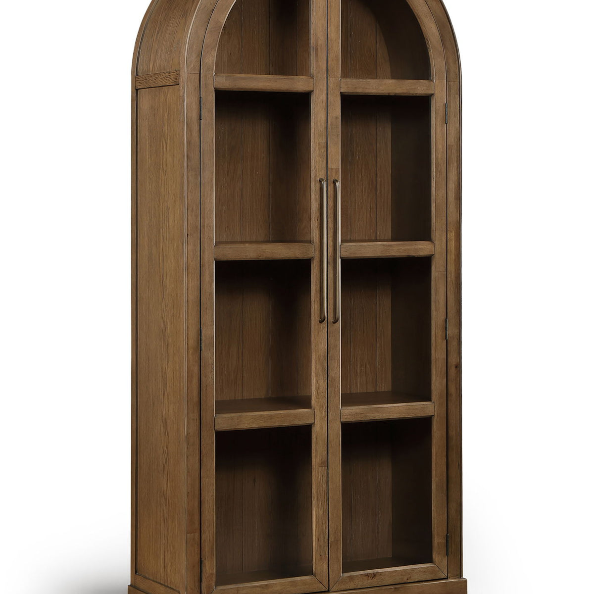 Corva - Solid Wood, Oak Veneer And Stainless Steel Storage Cabinet
